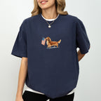 Dachshund Longhaired USA T-shirt