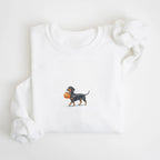 Dachshund SH Black And Tan Halloween Sweatshirt
