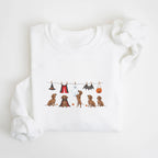 Dachshund SH Brown Halloween Sweatshirt