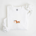 Dachshund Shorthaired US Flag Sweatshirt