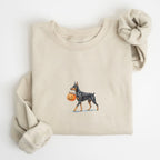 Doberman Cropped Ears Halloween Sweatshirt