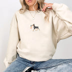 Doberman US Flag Sweatshirt