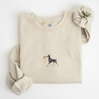 Doberman US Flag Sweatshirt