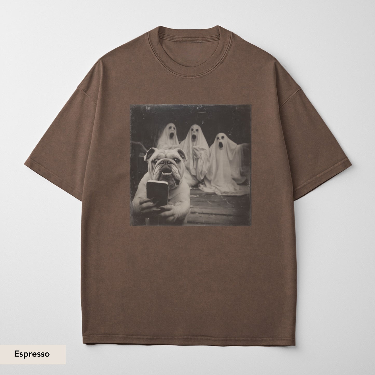 English Bulldog Ghost Shirt