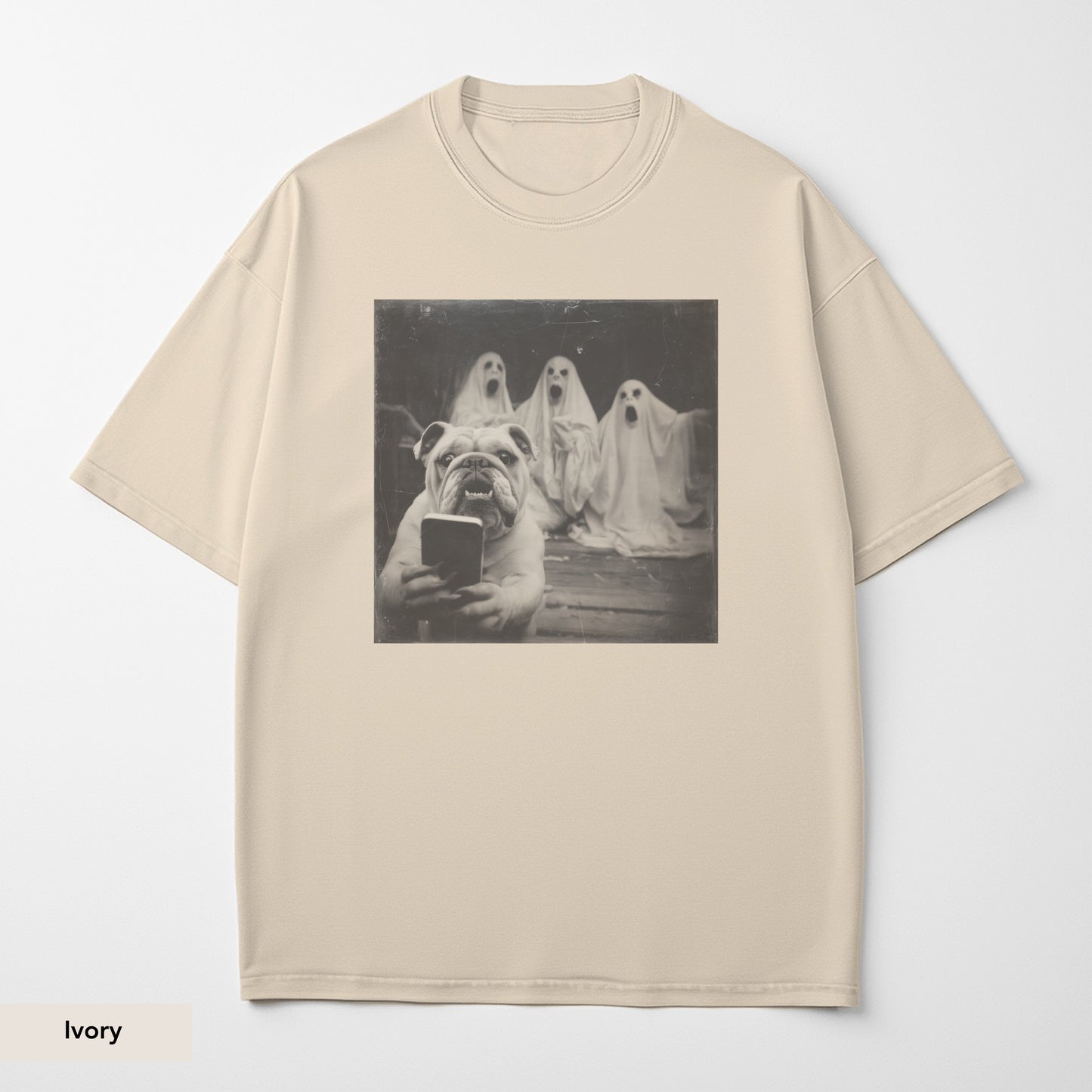 English Bulldog Ghost Shirt