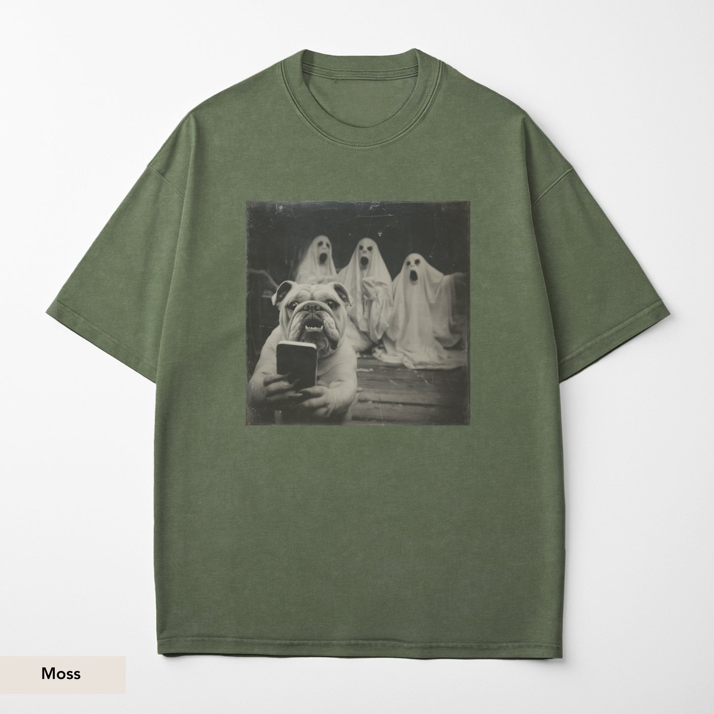 English Bulldog Ghost Shirt