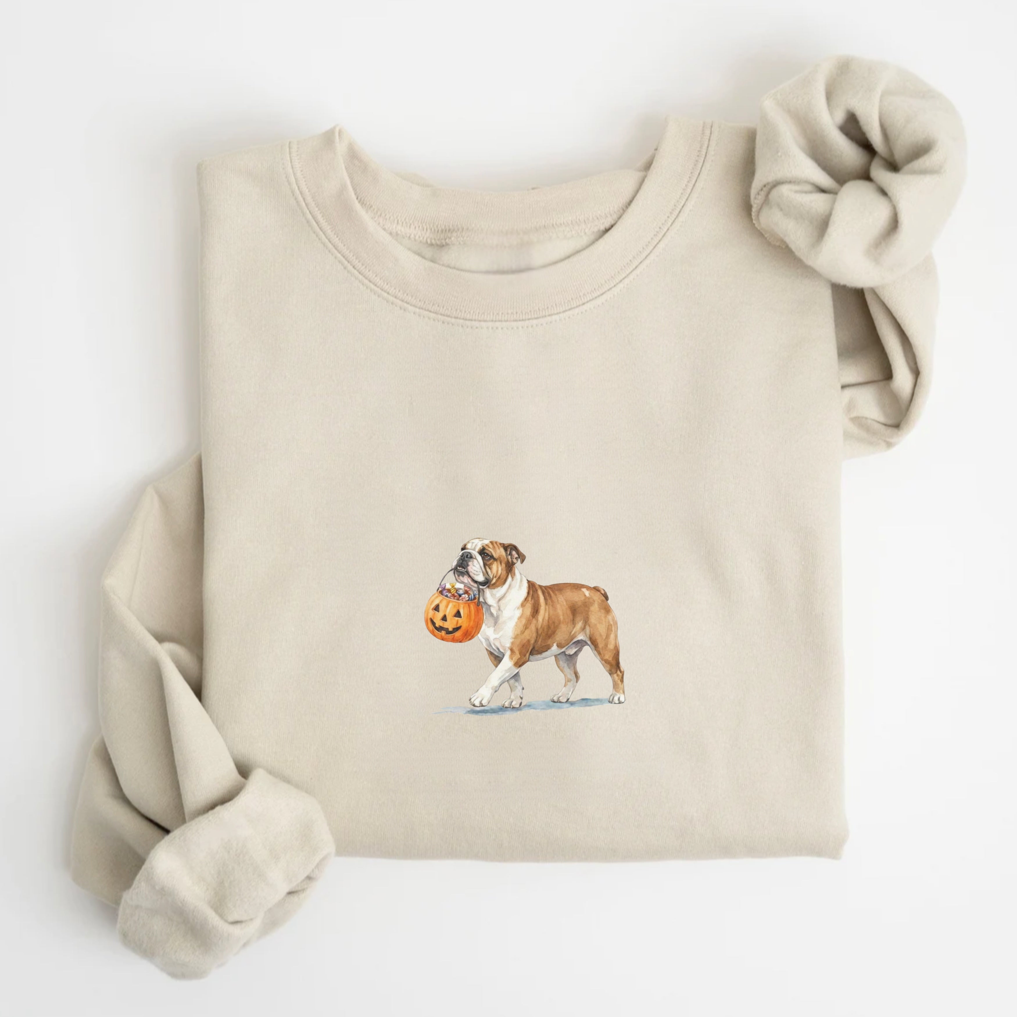 English Bulldog Halloween Sweatshirt