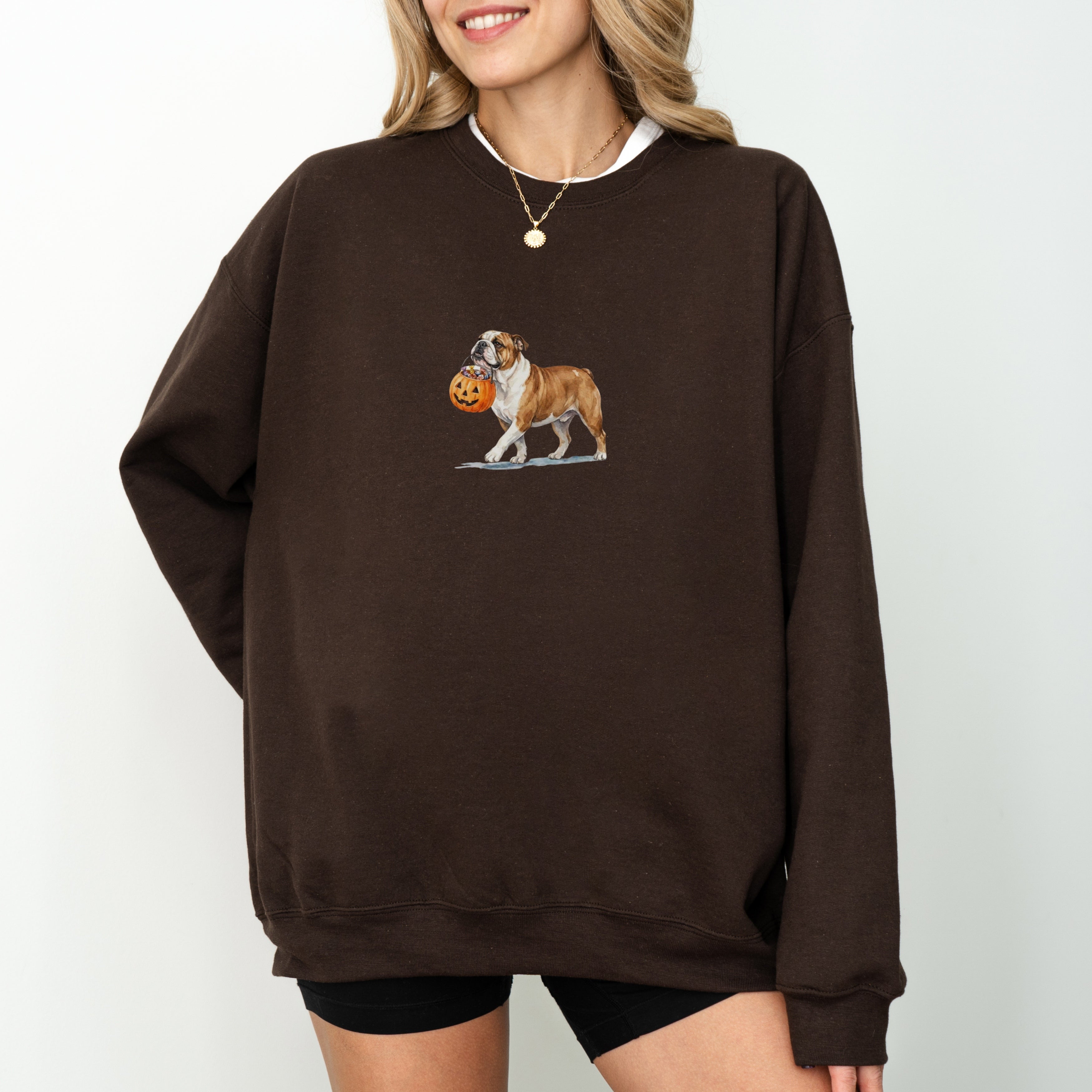 English Bulldog Halloween Sweatshirt