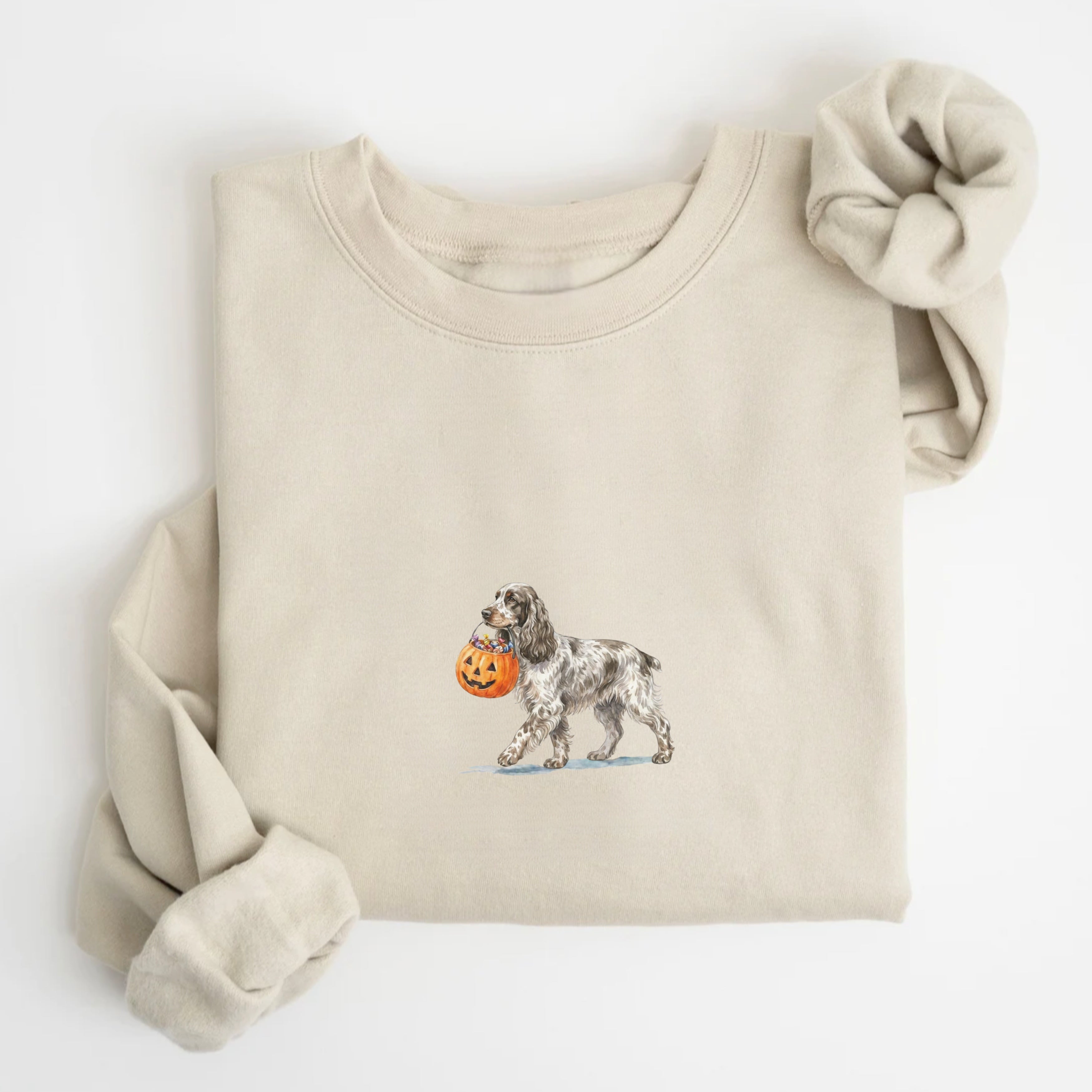 English Cocker Spaniel Halloween Sweatshirt