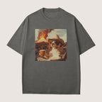 English Springer Spaniel Dog Volcano Shirt