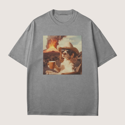 English Springer Spaniel Dog Volcano Shirt