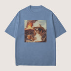 English Springer Spaniel Dog Volcano Shirt