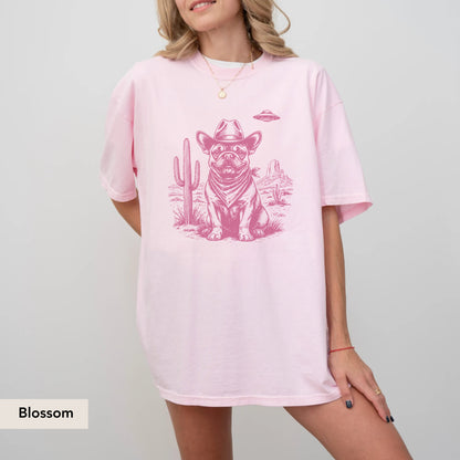 French Bulldog UFO shirt