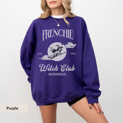 French Bulldog Witch Club Sweatshirt