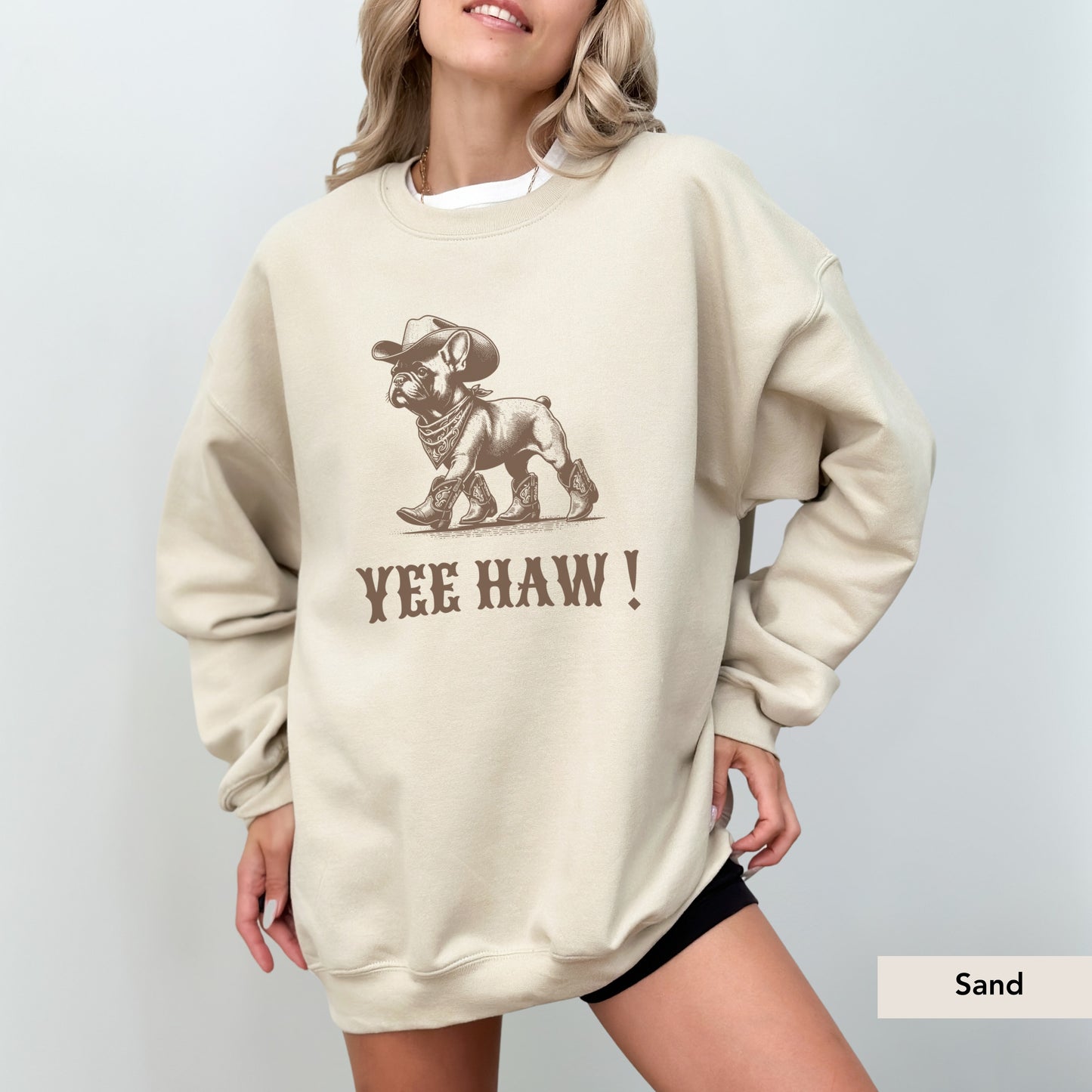 French Bulldog Yeehaw Sweatshirt