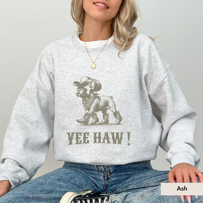 French Bulldog Yeehaw Sweatshirt
