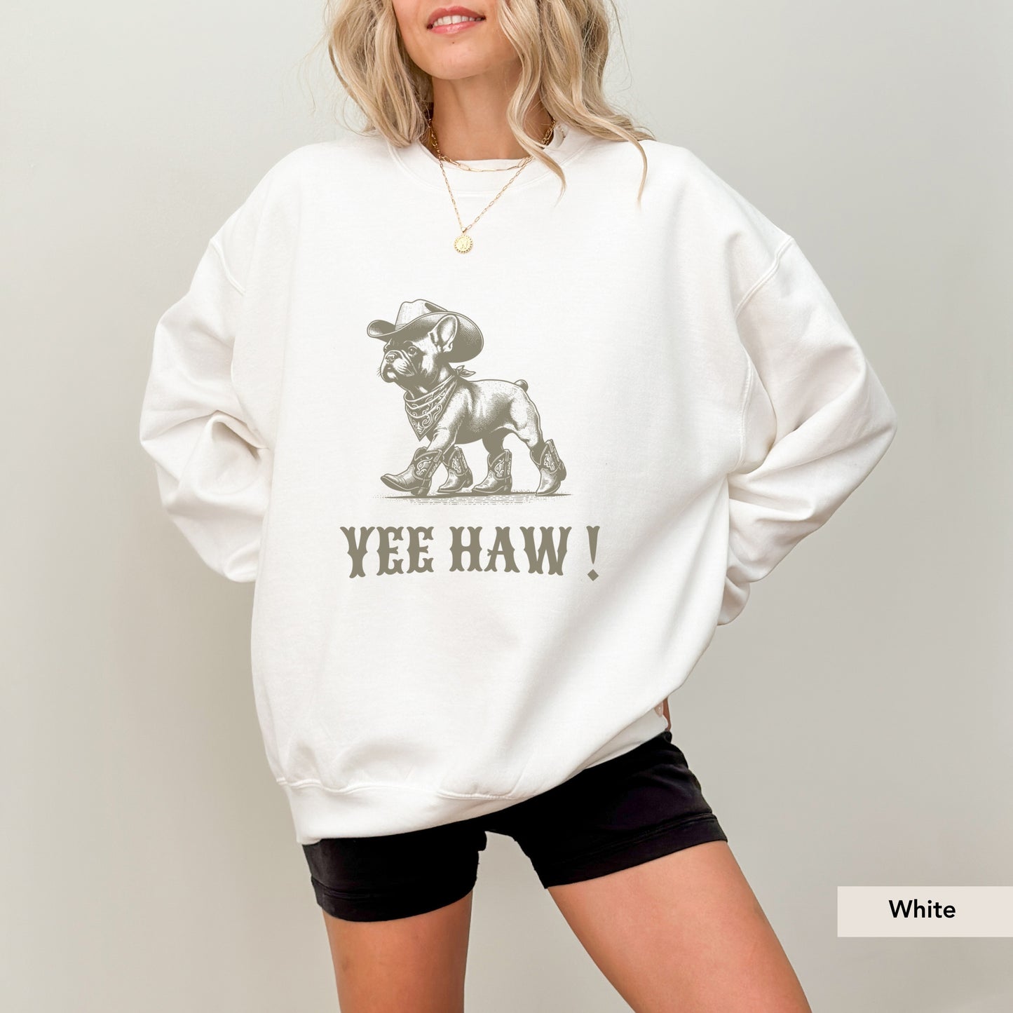 French Bulldog Yeehaw Sweatshirt