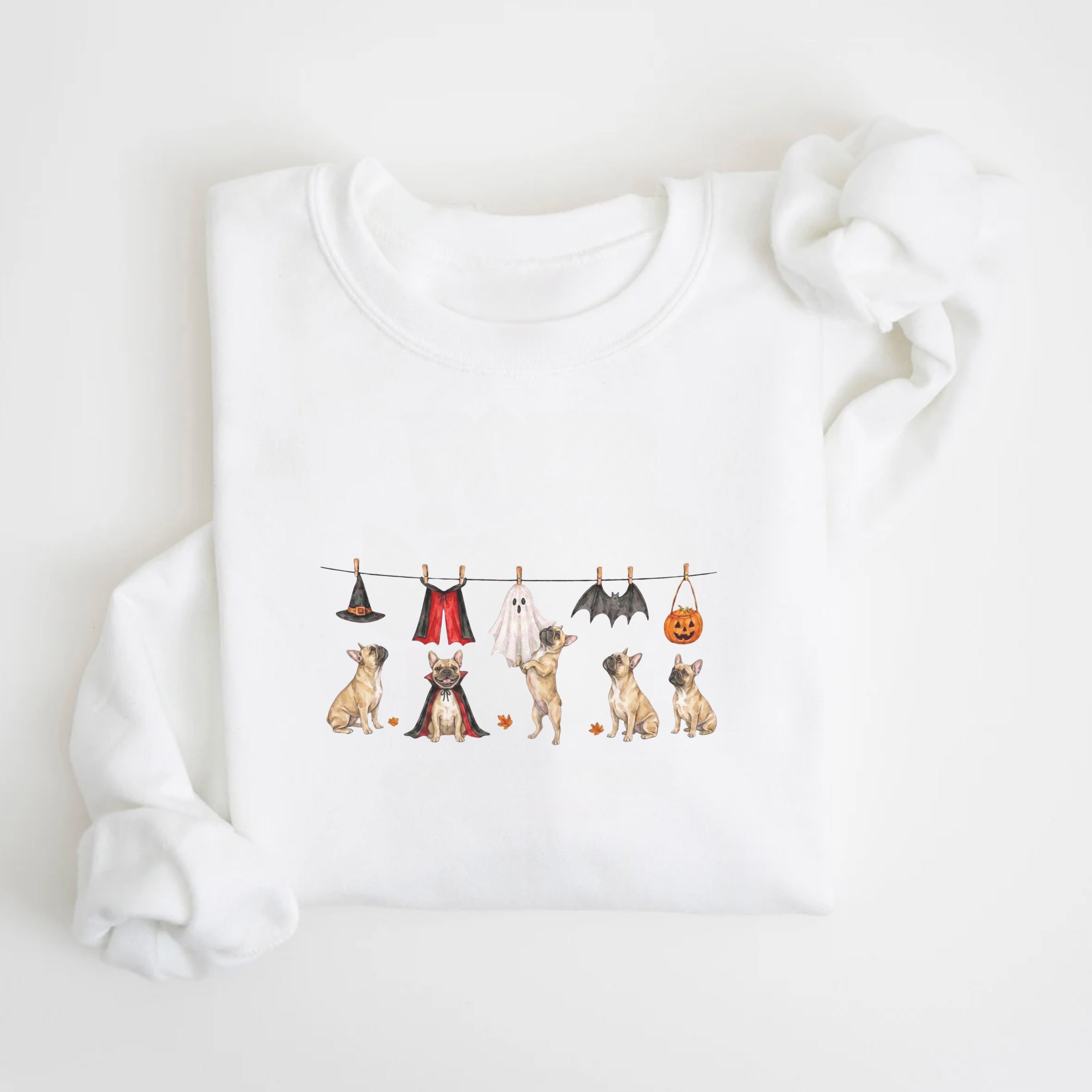 French bulldog fawn Halloween Sweatshirt