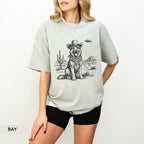 German Shepherd UFO shirt