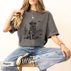 German Shepherd UFO shirt