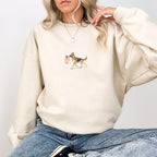 German Shepherd US Flag Sweatshirt