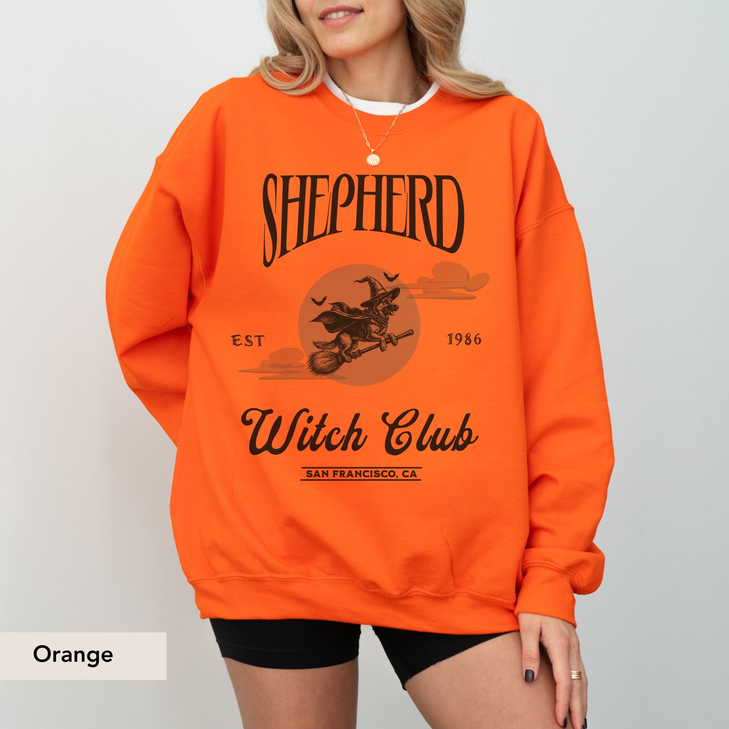 German Shepherd Witch Club Sweatshirt