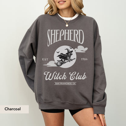 German Shepherd Witch Club Sweatshirt