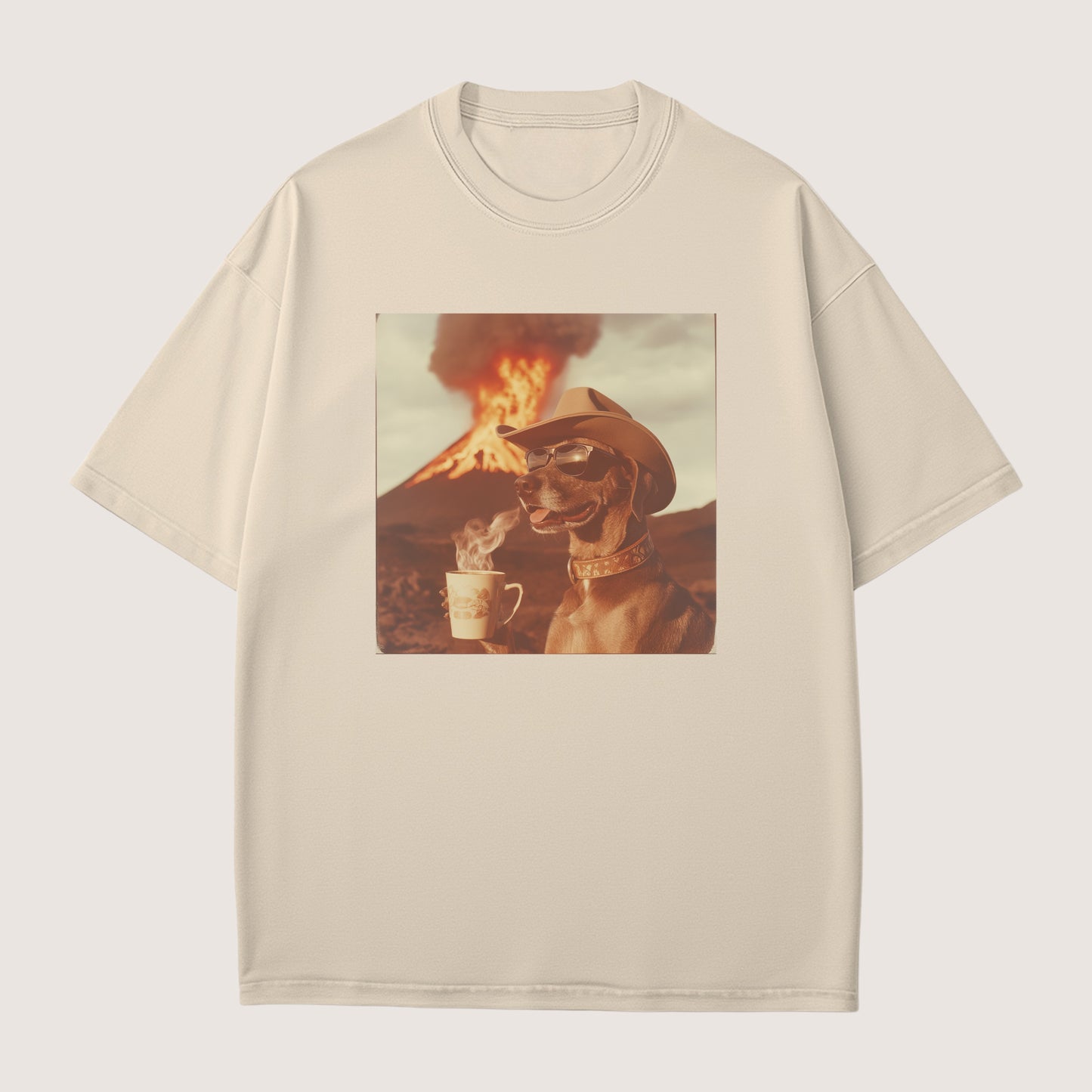 German Shorthaired Pointer Dog Volcano Shirt