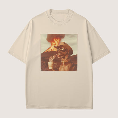 German Shorthaired Pointer Dog Volcano Shirt