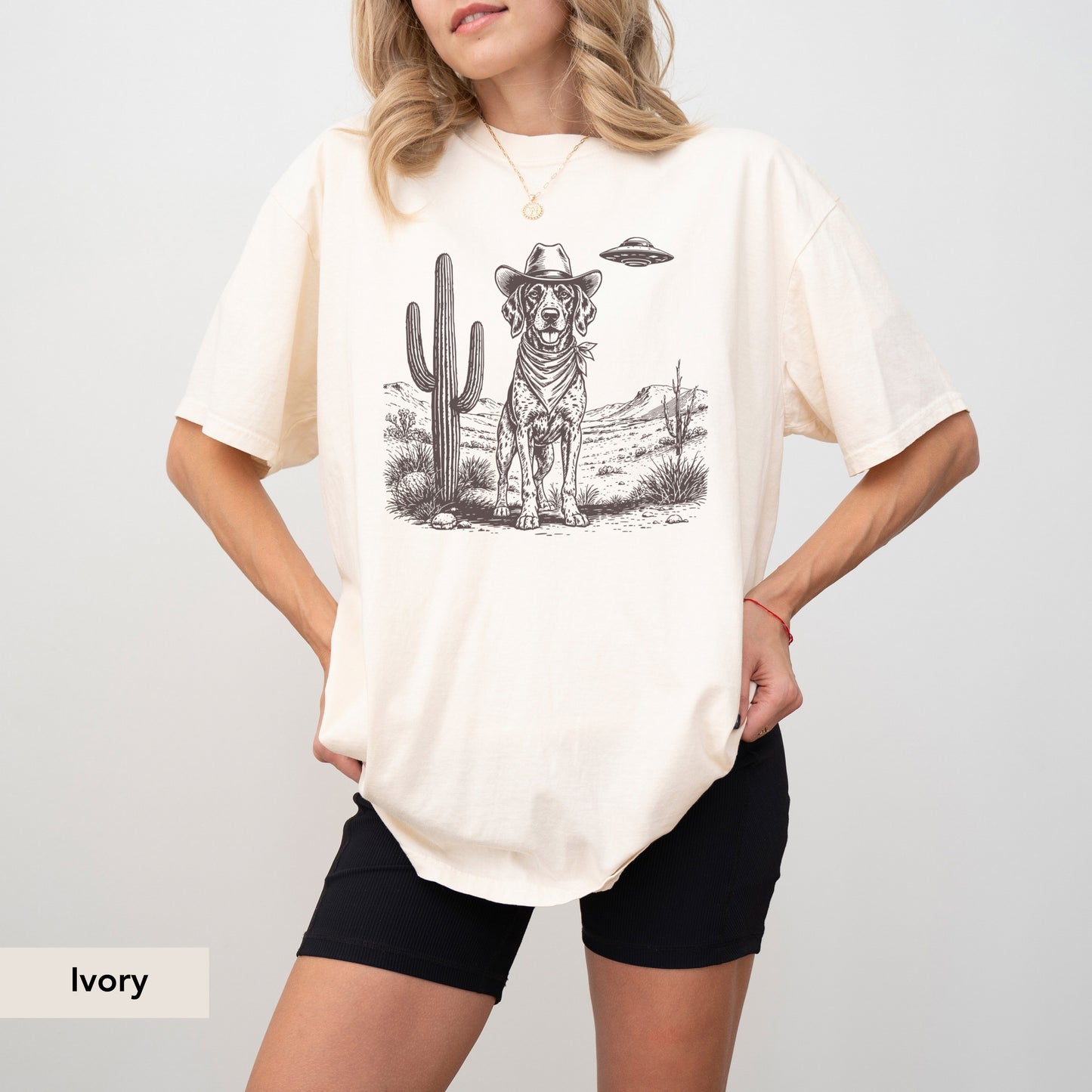 German Shorthaired Pointer UFO shirt