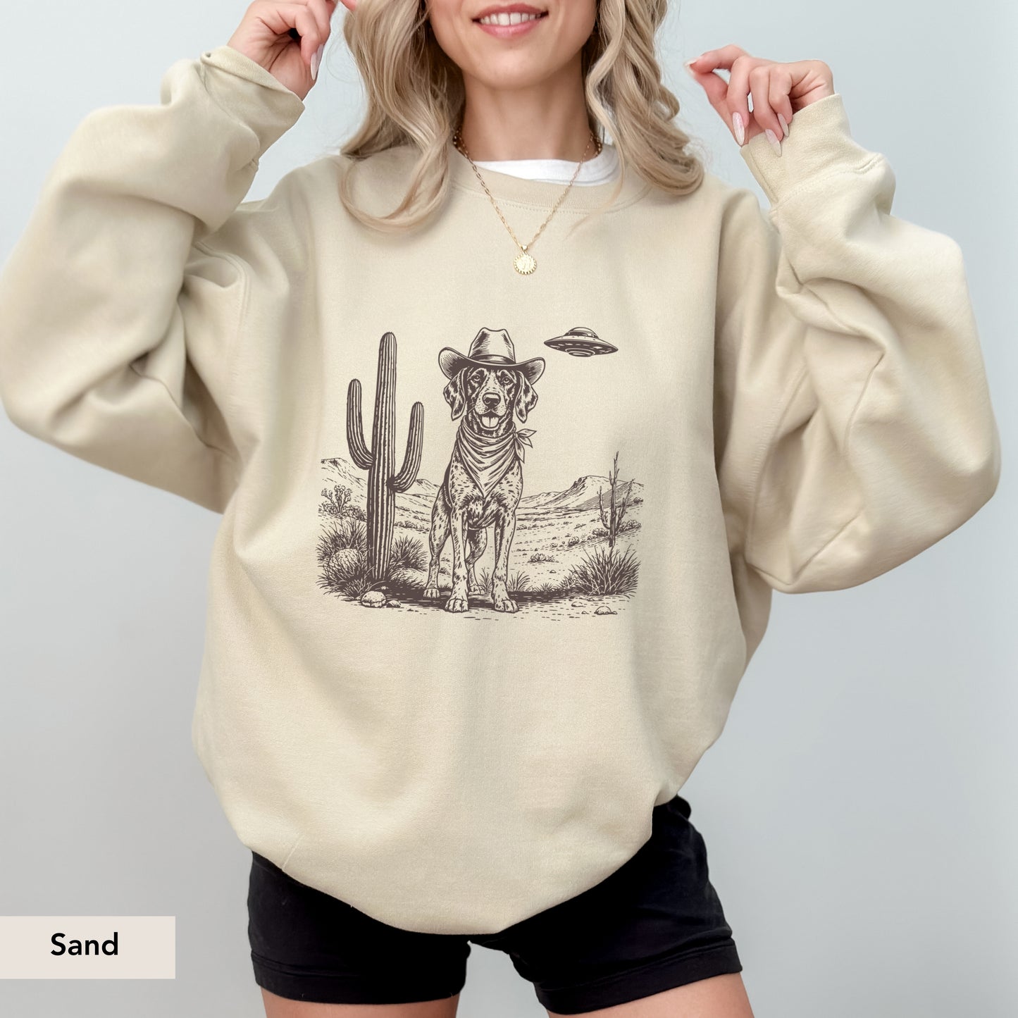 German Shorthaired Pointer UFO Sweatshirt