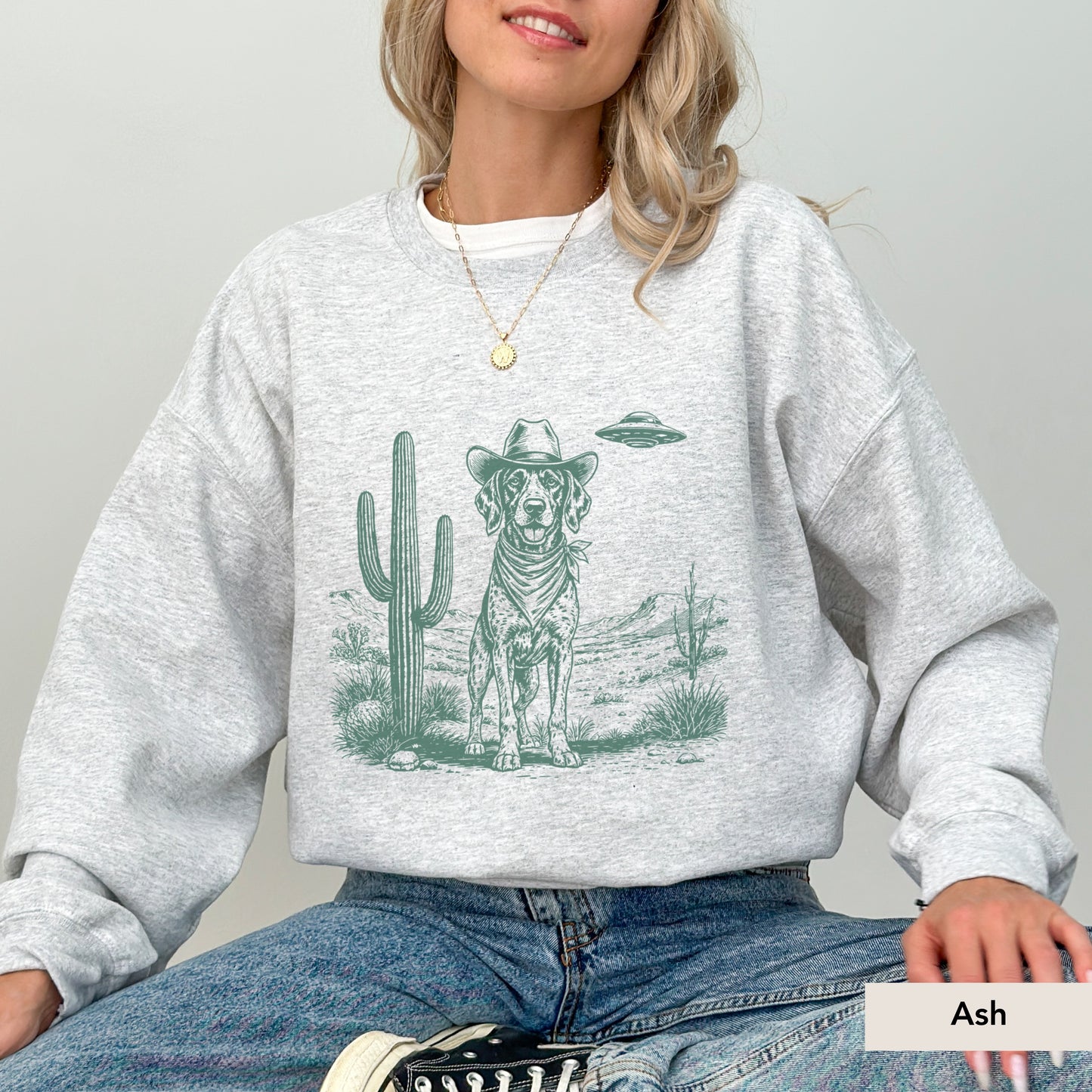 German Shorthaired Pointer UFO Sweatshirt