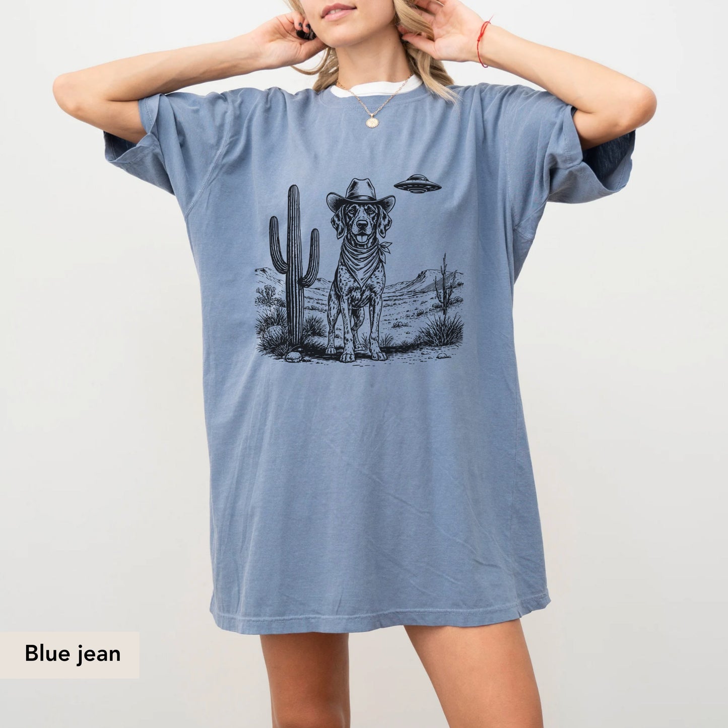 German Shorthaired Pointer UFO shirt