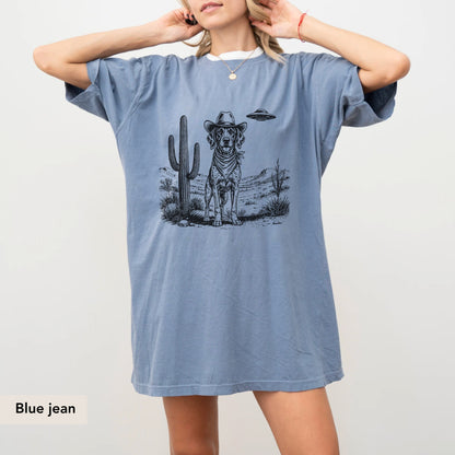 German Shorthaired Pointer UFO shirt