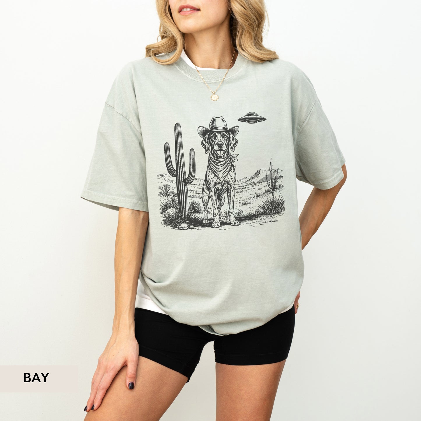 German Shorthaired Pointer UFO shirt