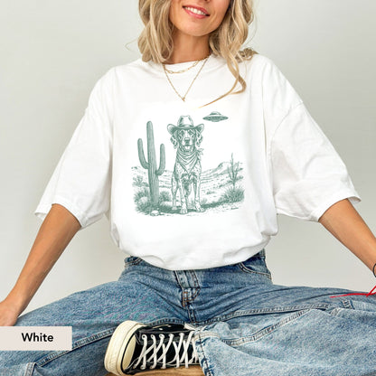 German Shorthaired Pointer UFO shirt