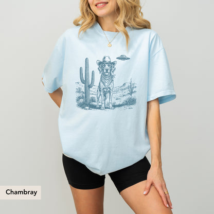 German Shorthaired Pointer UFO shirt