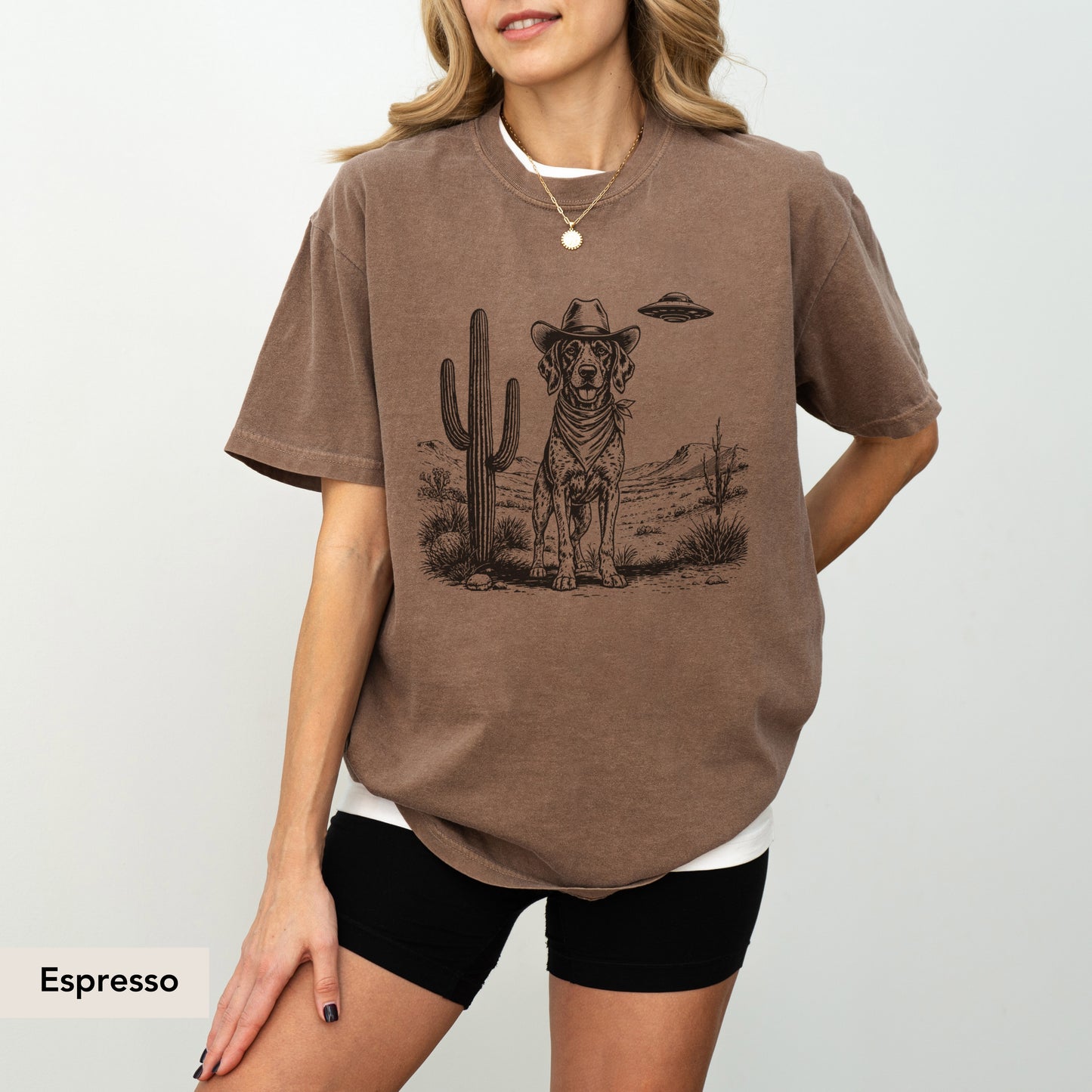 German Shorthaired Pointer UFO shirt