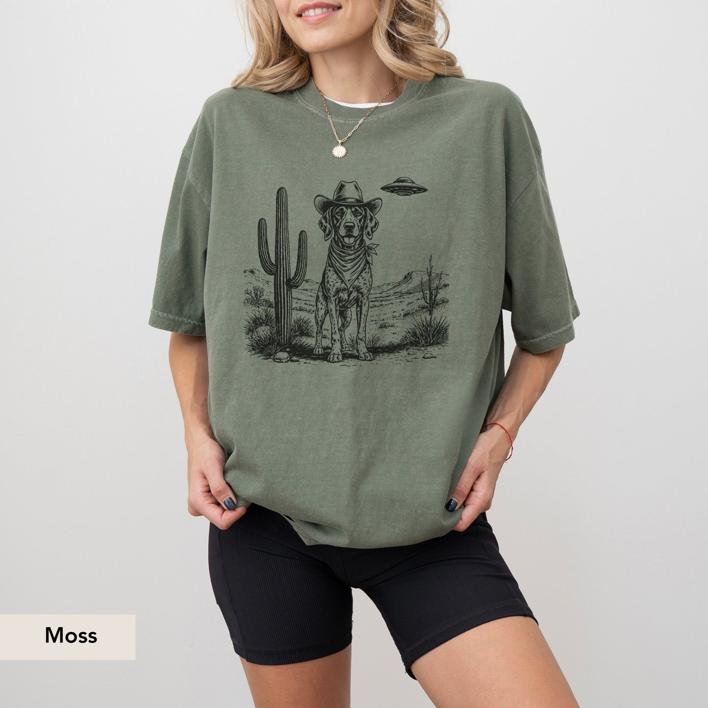 German Shorthaired Pointer UFO shirt