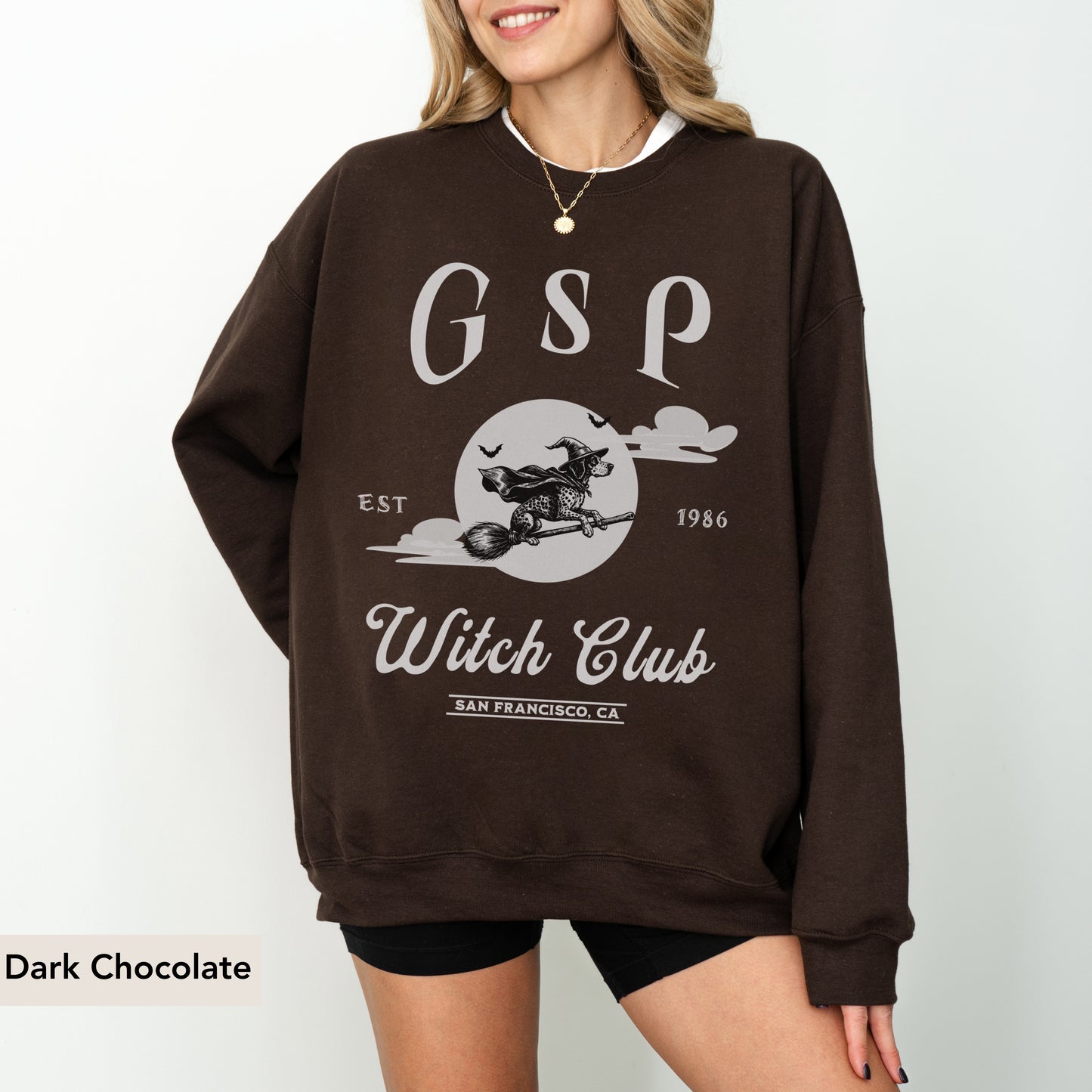 German Shorthaired Pointer Witch Club Sweatshirt