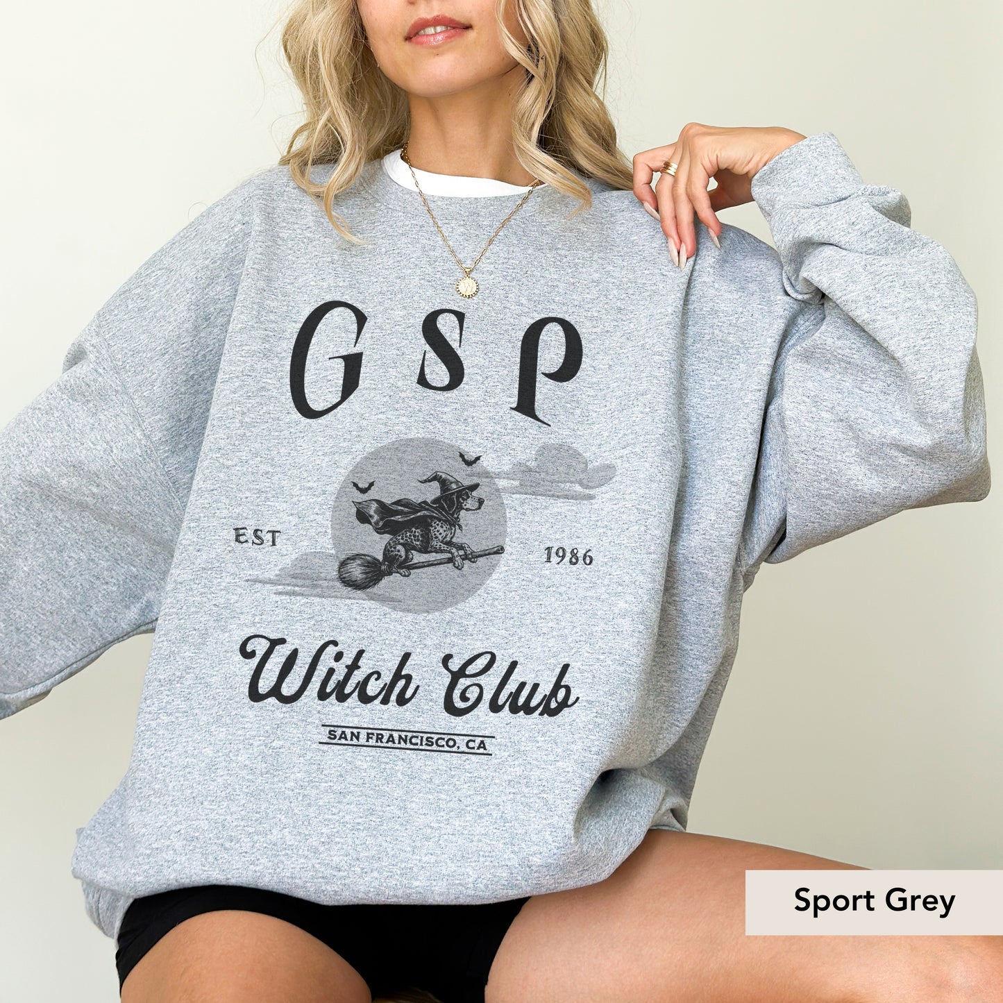 German Shorthaired Pointer Witch Club Sweatshirt