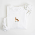 German shepherd sable  Christmas Sweatshirt