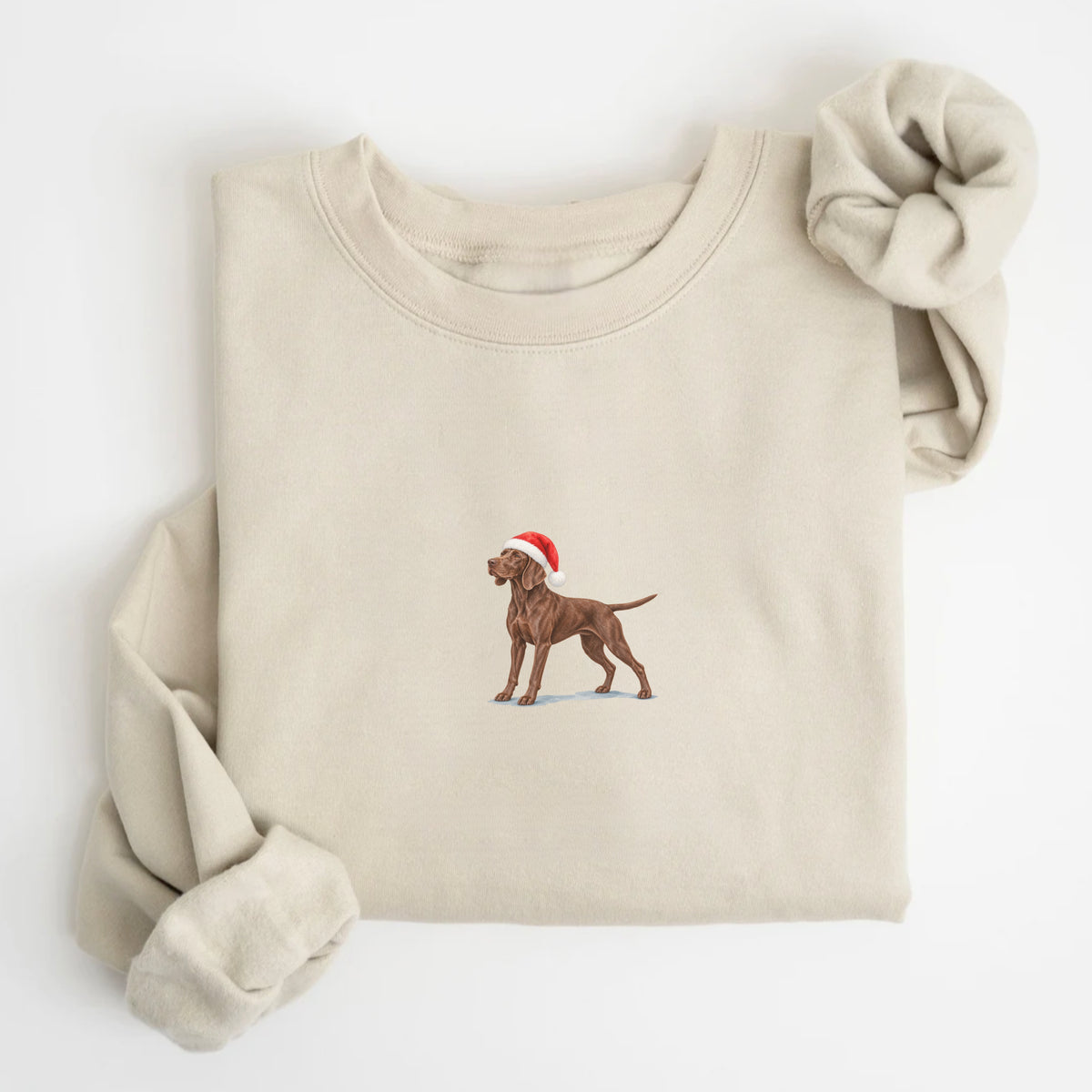 German shorthaired pointer liver Christmas Sweatshirt