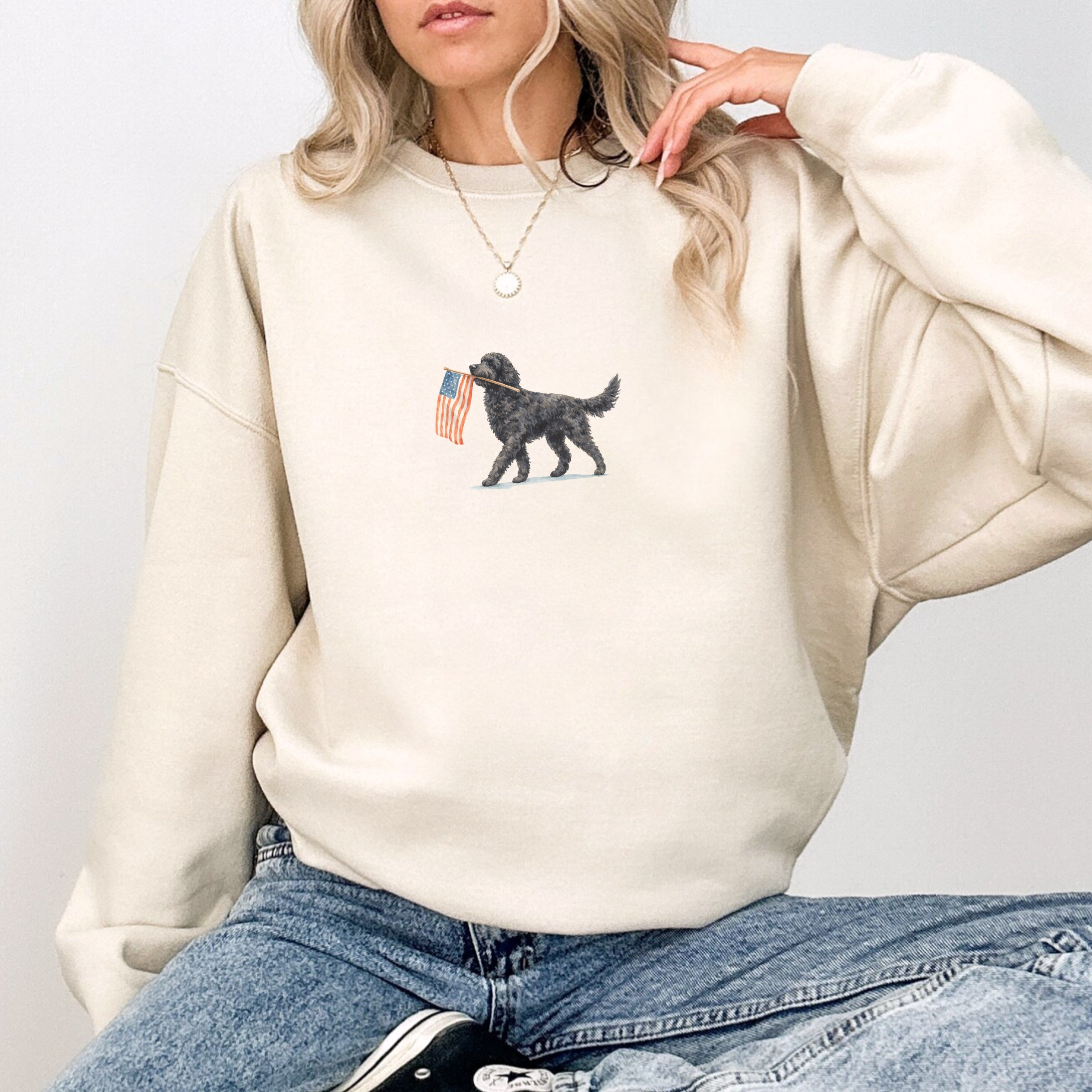 Golden Noodle Black USA Sweatshirt