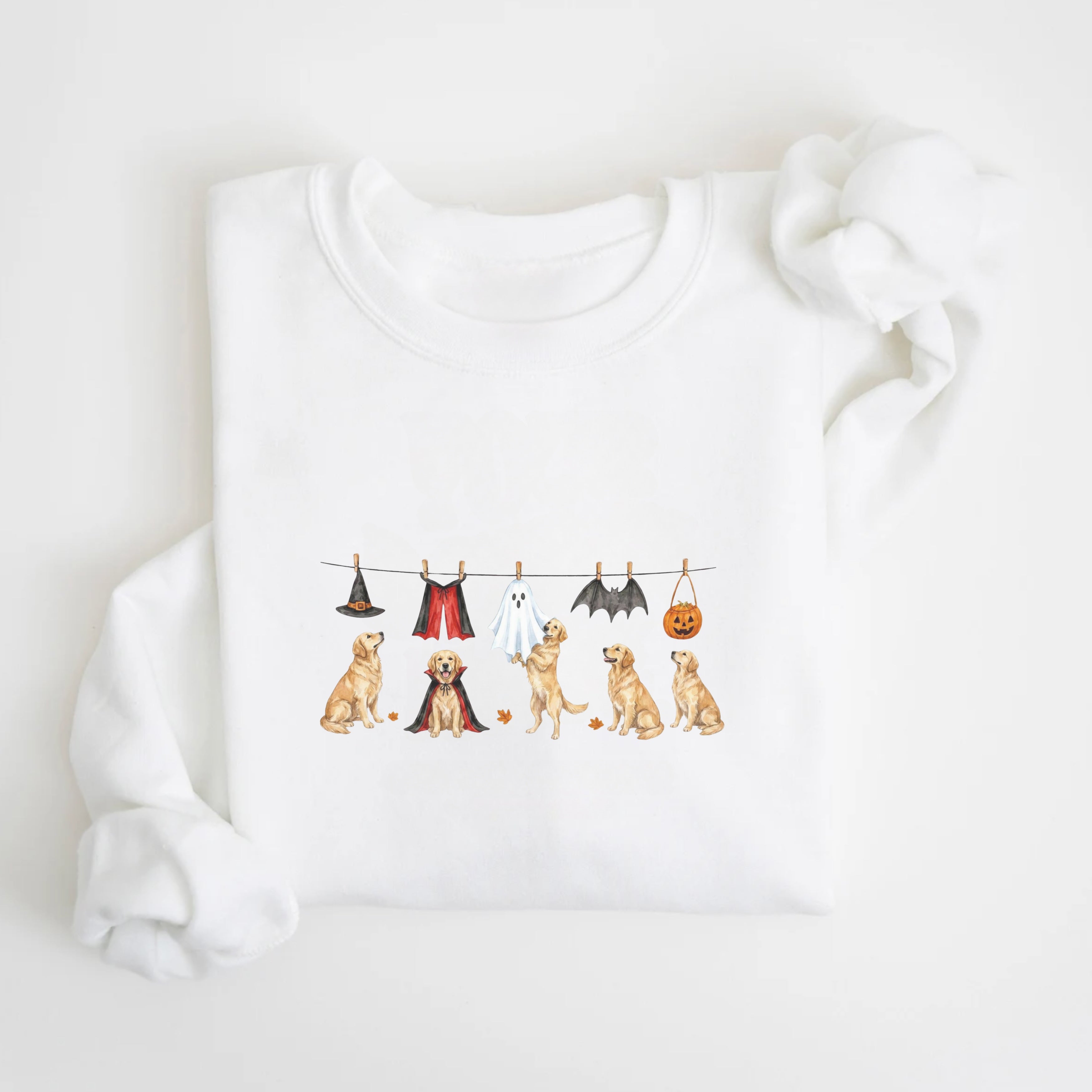Golden Retriever Halloween Sweatshirt