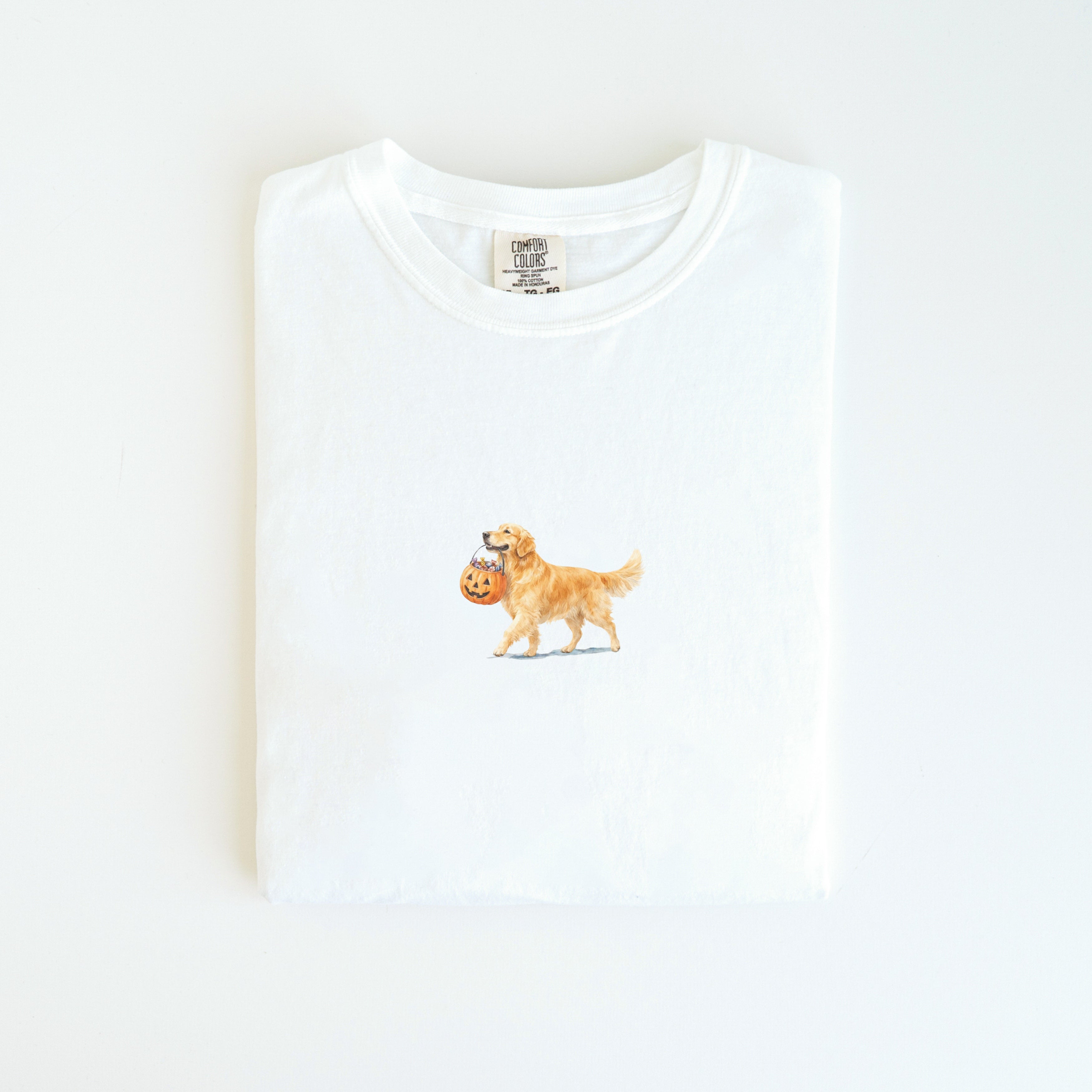 Golden Retriever Halloween T-shirt