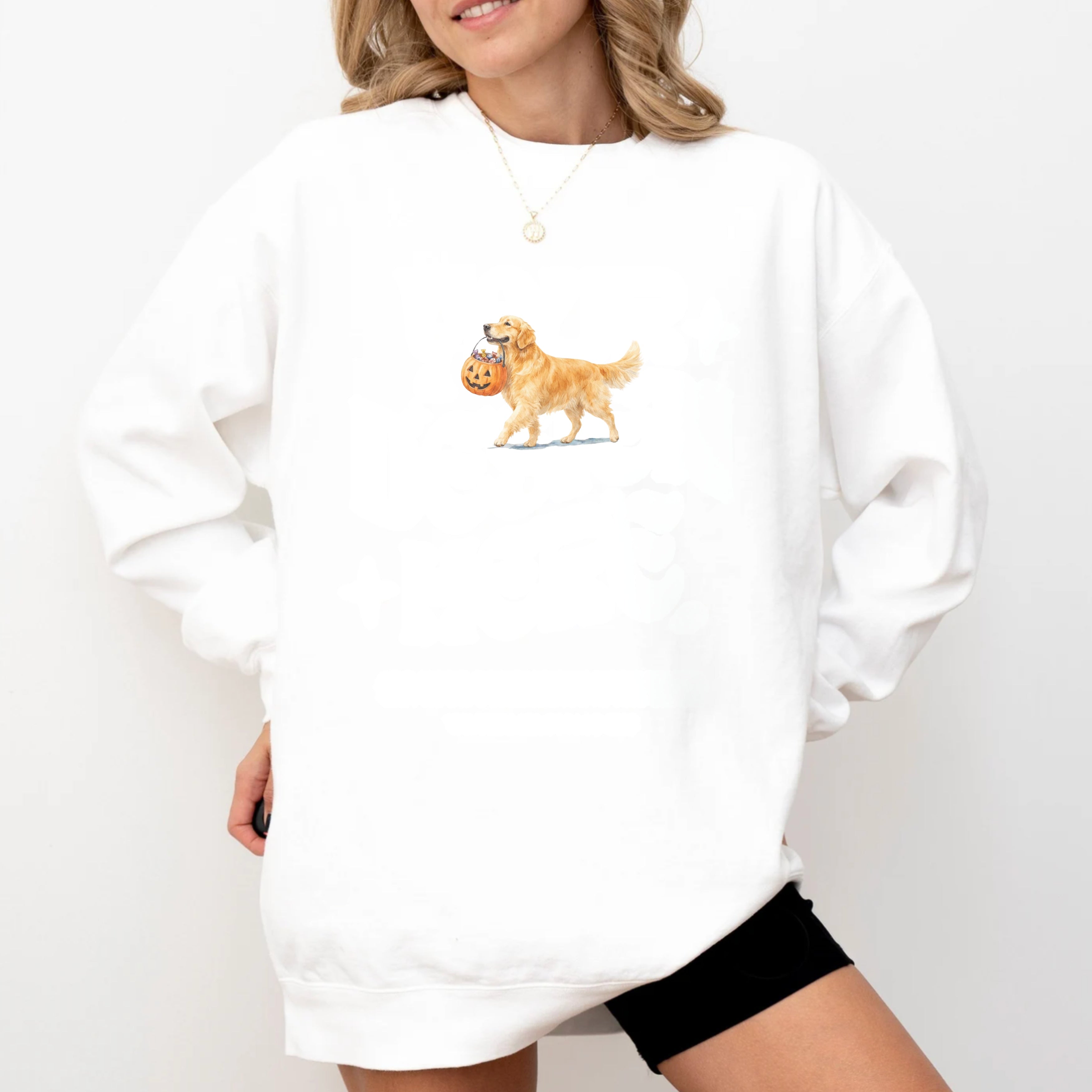 Golden Retriever Halloween Sweatshirt