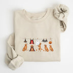 Golden Retriever Red Halloween Sweatshirt