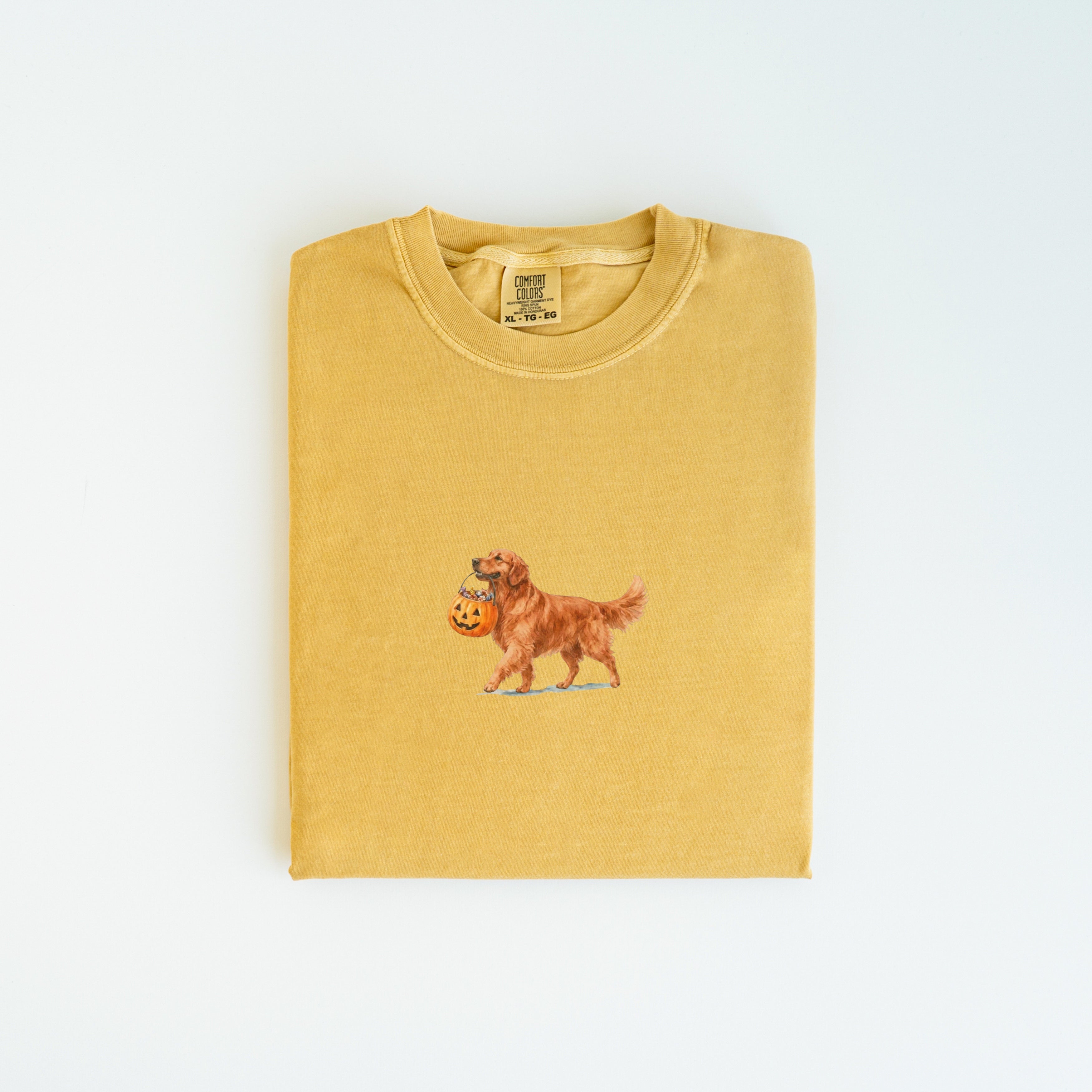 Golden Retriever Red Halloween T-shirt