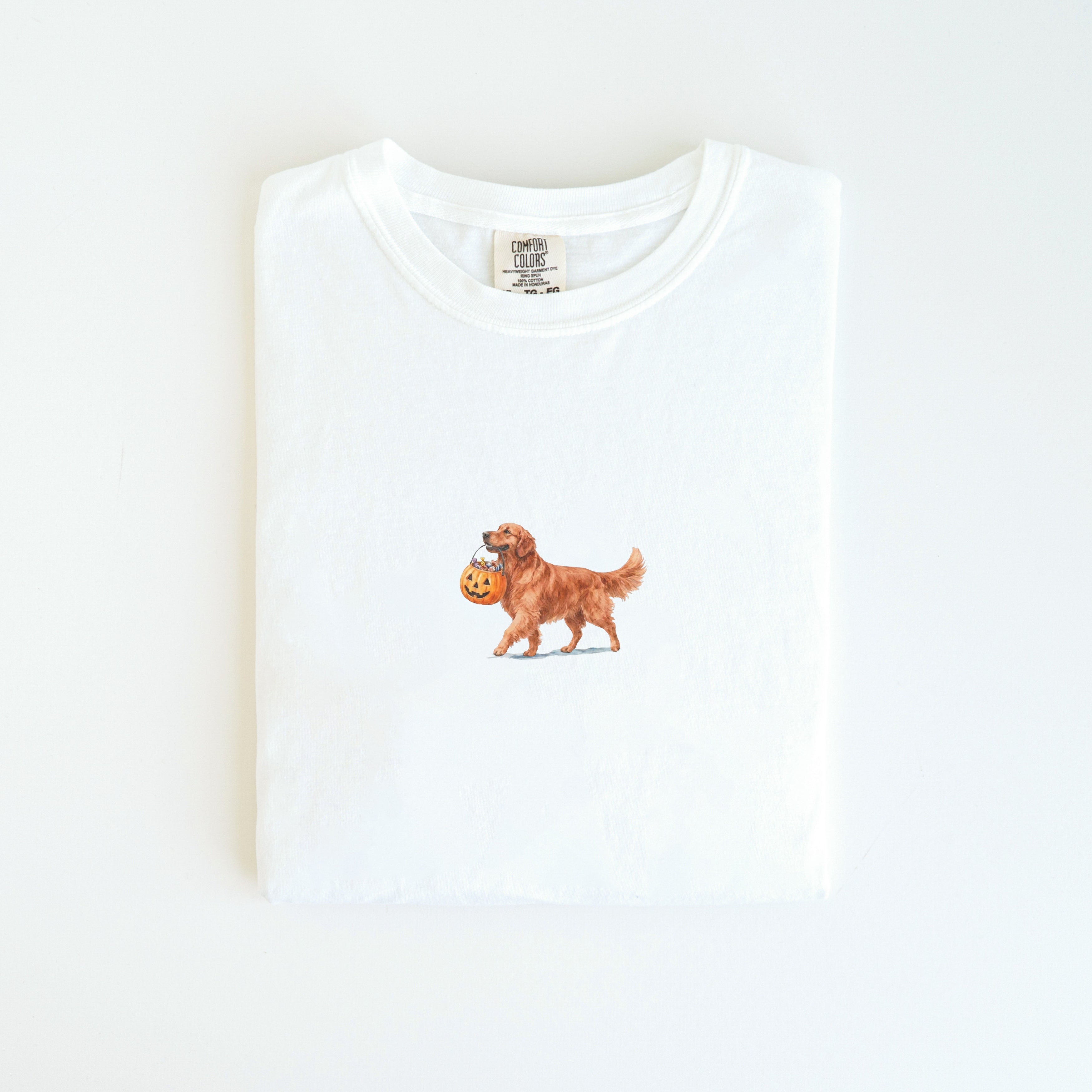 Golden Retriever Red Halloween T-shirt